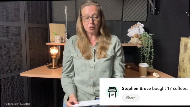 Thank You (Buy Me A Coffee - Building My Foundations) - Sharon Bill Music Matters Vlog смотреть онлайн
