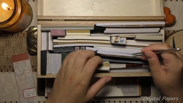 ASMR ? 1 Hour Scrapbooking Compilation For Sleep #4ㅣVintage Scrapbookingㅣ4KㅣNo BGMㅣPaper Sounds