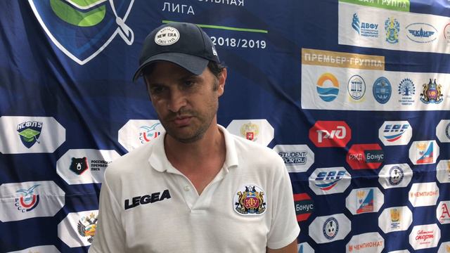 Главный тренер КФУ Сергей Величко после матча КФУ - СКФУ (6:2) смотреть онлайн