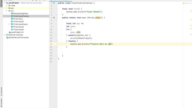Interview question on Difference between Finally, Finalize and Final keywords in Java смотреть онлайн