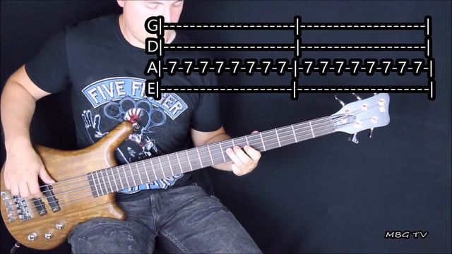 Black Sabbath - Paranoid (Bass Cover with Tabs) смотреть онлайн