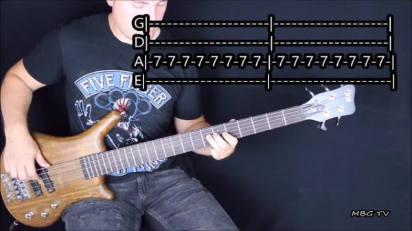 Black Sabbath - Paranoid (Bass Cover with Tabs)