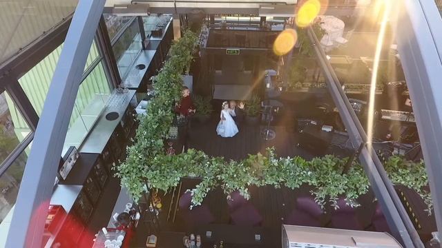 Супер крутая свадьба на террасе radisson_blu_russia. Видеограф на свадьбу смотреть онлайн