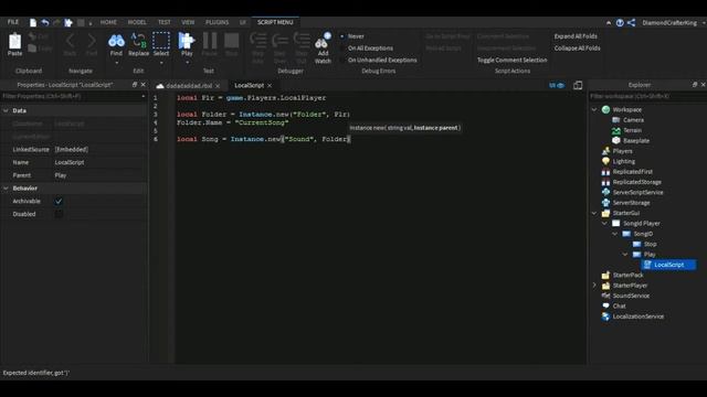 How To Make Song ID Player [Roblox Scripting] смотреть онлайн