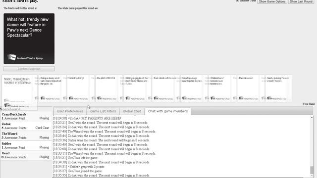 Cards Against Humanity ONLINE w/TCG, Ron, GenJ & Snitler Episode Three "Chilled Chaos" смотреть онлайн