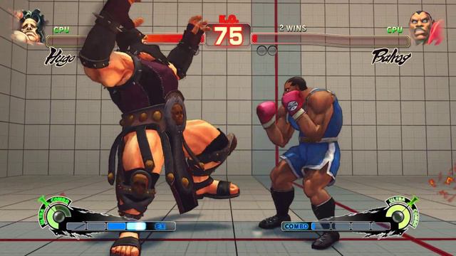 Hugo vs Balrog (Hardest AI) - Street Fighter 4 All Characters Unlock смотреть онлайн