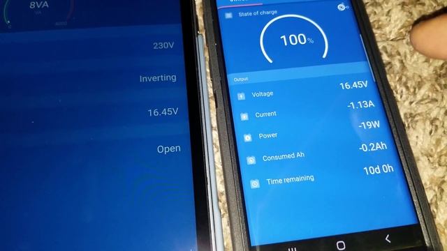 OFF-GRID-SOLAR BATTERY BANK, VICTRON ENERGY PHOENIX INVERTER SMART, SOLAR CHARGER CONTROLLER MPPT(7