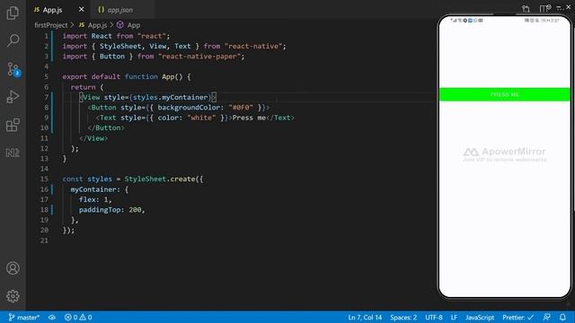 React Native - Components: Button смотреть онлайн