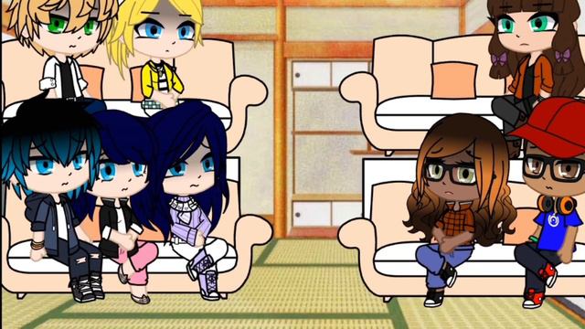 Реакция Леди баг и супер кот на будущего парня Маринетт.(Тайджу) [Gacha club] смотреть онлайн