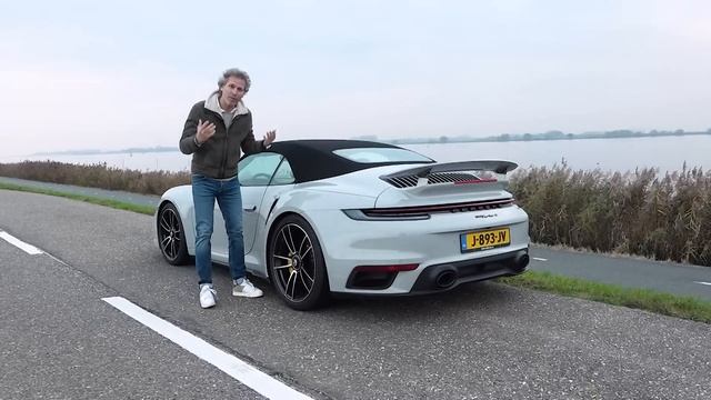 300 KM/H met het DAK ERAF, PORSCHE 911 TURBO S CABRIO смотреть онлайн