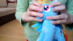 Обзор на плюшевую игрушку Rainbow Dash| My little pony