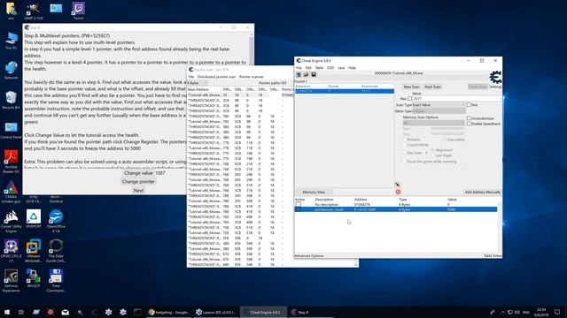Cheat Engine Tutorial Step 8 : Multilevel Pointers смотреть онлайн