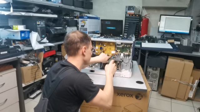 Разбор и сбор мфу Xerox B1020 B1025 смотреть онлайн