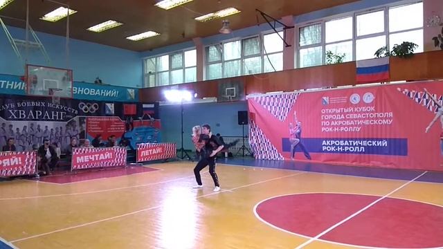 Терехин Никита - Коршунова Алена ( 3 Марта 2018 Кубок Севастополя, Акробатический Рок-н-ролл ) смотреть онлайн