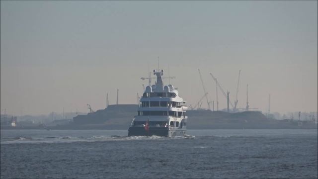 The 101.5m/ 333ft Feadship Symphony left Holland on May 21st, 2015 and just returned смотреть онлайн