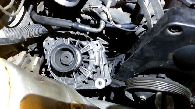 Как снять генератор Ланос 1 5 замена, регулировка ремня генератора | DAEWOO LANOS смотреть онлайн
