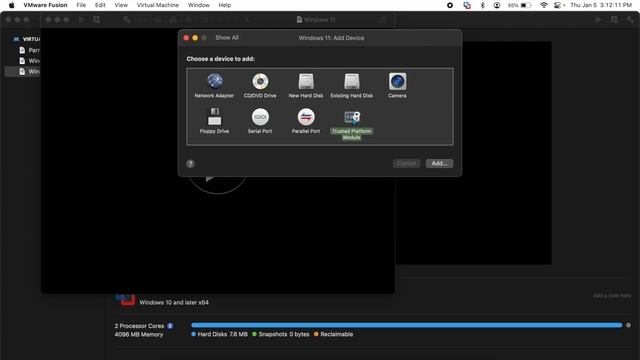 How to Install Windows 11 in VMware Fusion 12 - Simple & Easy смотреть онлайн