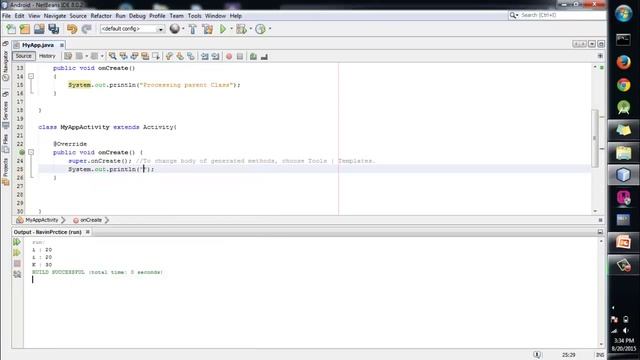1# Building java API - Inheritance concept смотреть онлайн
