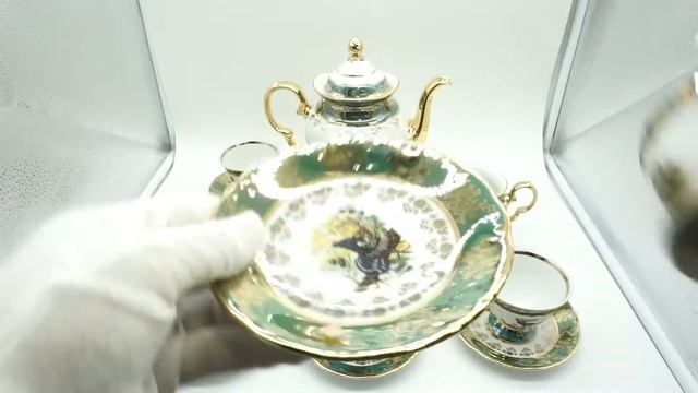 Кофейный сервиз Carlsbad Фредерика Охота Зеленая 6 персон 17 предметов (09964) смотреть онлайн