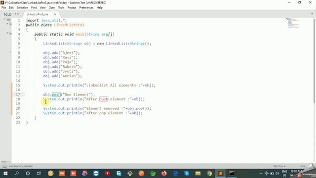 #3.4 Java Collections Framework in Hindi | LinkedList (Get/Remove) method Part -2 смотреть онлайн