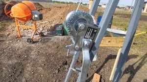 буровая установка для мотобура. 250мм шнек.