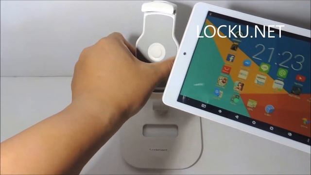 โพเดียมที่วาง iPad 2-4 Air Pro 9.7 Mini และ Tablet ทุกรุ่นขนาด 4.5-10 นิ้ว สีขาว พร้อมขาตั้ง смотреть онлайн