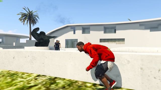 FRANKLIN BECAME IRON MAN TO STEAL THOR'S HAMMER in GTA V | (GTA V GAMEPLAY) смотреть онлайн