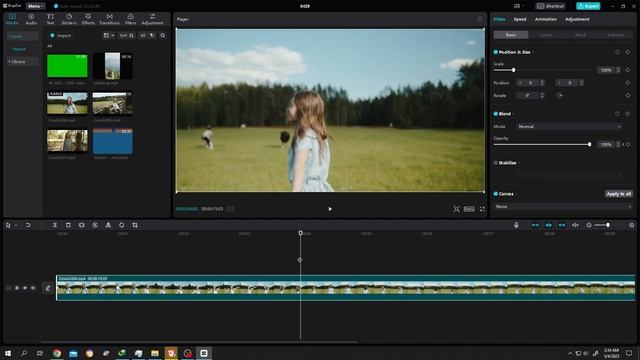 Fade In And Fade Out Effect | CapCut PC Tutorial
