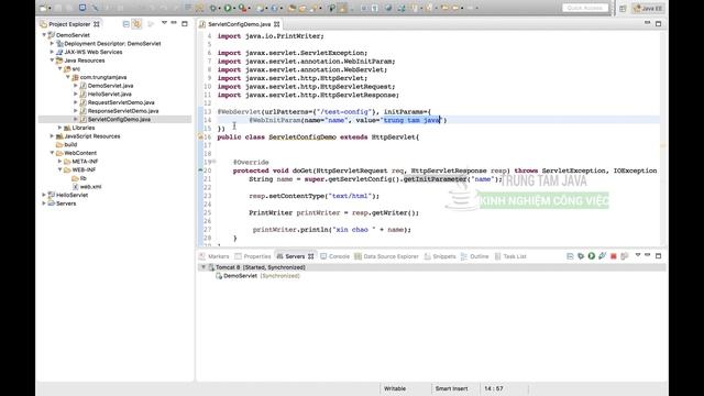 Java Servlet 08 - ServletConfig trong Java Servlet - Java Master Edu смотреть онлайн
