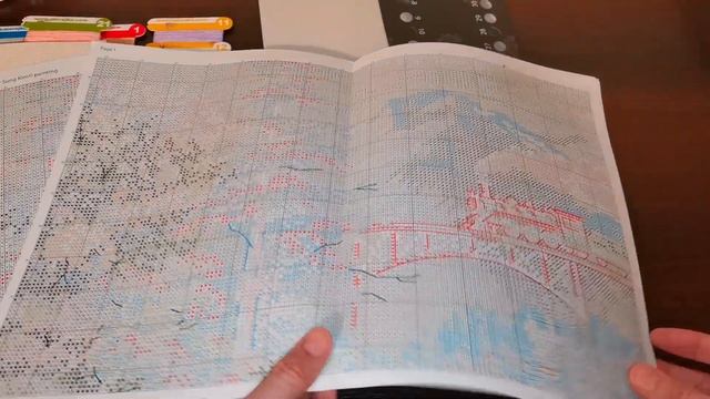 Вышивка крестиком №74. Merejka art. K-205 Mountain Railway. Обзор набора. смотреть онлайн