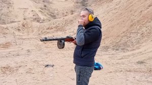 ППШ СХ. Охолощённый пулемёт 1944 года.