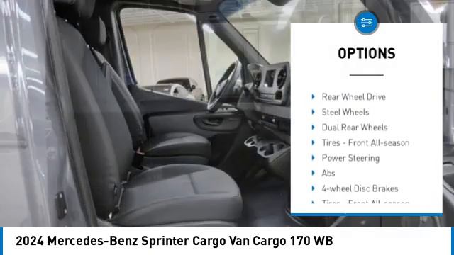2024 Mercedes-Benz Sprinter Cargo Van Cargo 170 WB Minnetonka Minneapolis Wayzata,MN C1915 смотреть онлайн