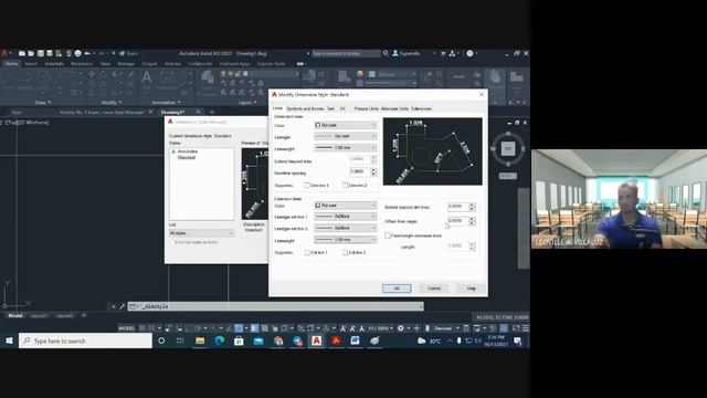 AutoCAD Deminsion Style Manager смотреть онлайн