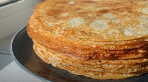 Идеальные 🥞 БЛИНЫ НА МОЛОКЕ 🥞 Которые 100% ПОЛУЧАТСЯ у всех