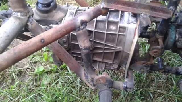 Вездеход трицикл из мотоцикла Урал часть1