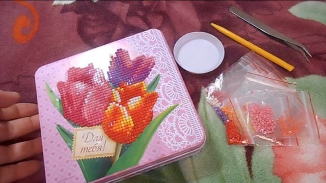 Шкатулка с алмазной мозаикой: обзор и готовая работа смотреть онлайн