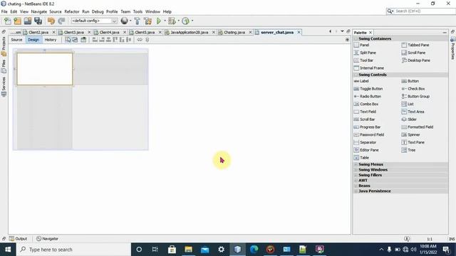 Client and server chat using GUI Part 1 смотреть онлайн
