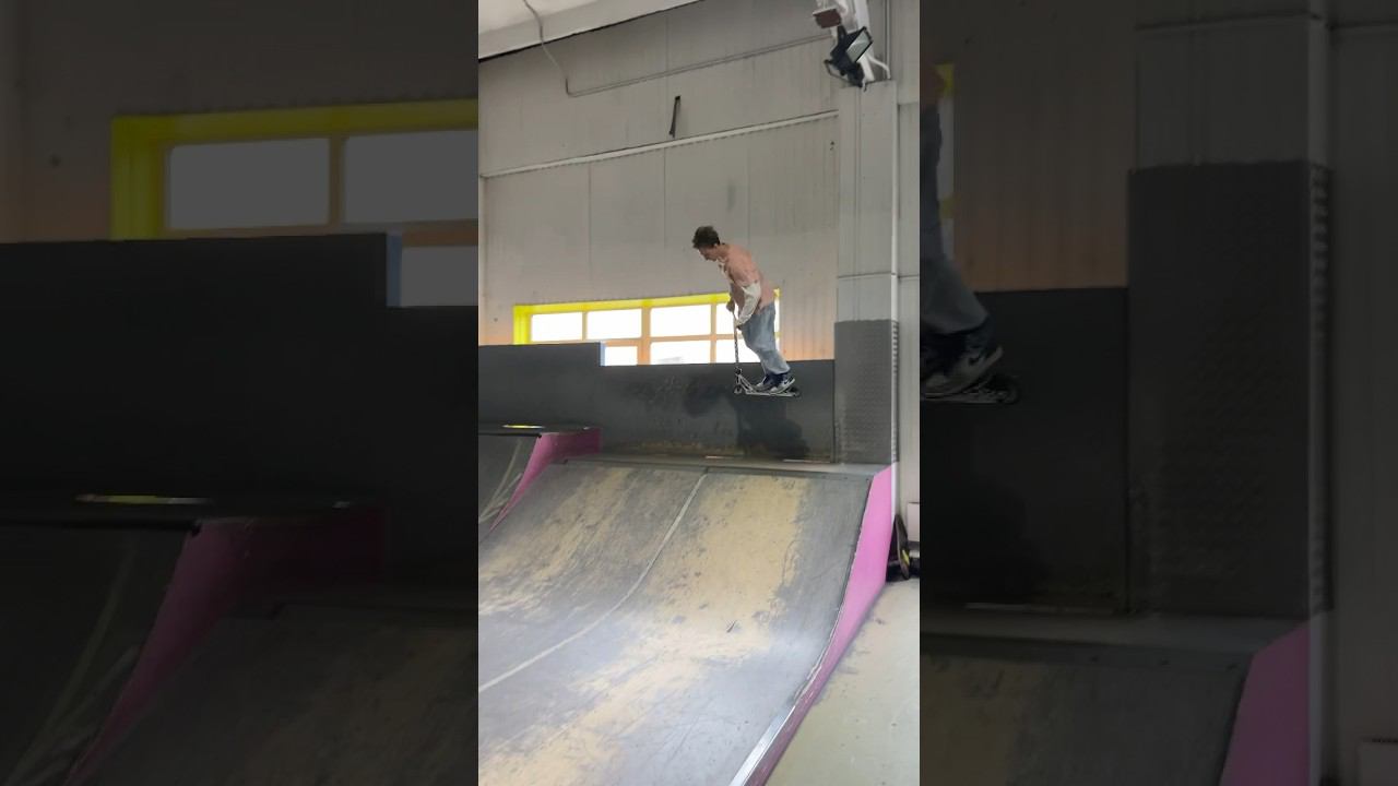 На улице дождь? Приезжай в Скейт парк BunnyHop катать на самокате смотреть онлайн