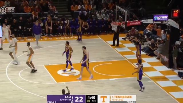 Tennessee Dalton Knecht (27 Points) vs LSU • 2/7/2024 смотреть онлайн