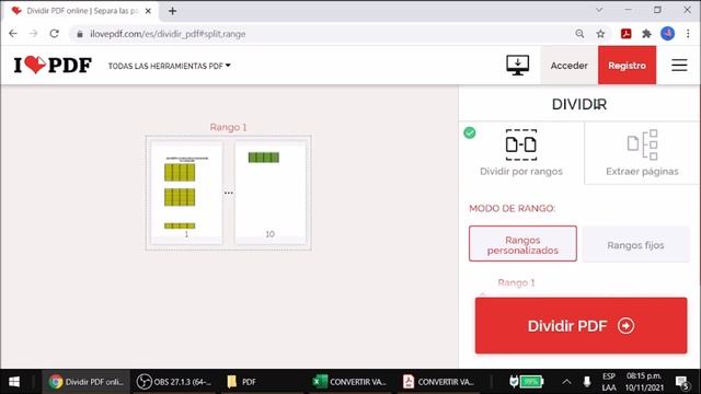CONVERTIR HOJAS DE UN EXCEL EN VARIOS ARCHIVO PDF смотреть онлайн
