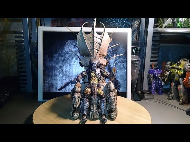 2018 Predator: Clan Leader Throne by Neca/Костяной трон Лидера клана хищников от компании НЕКА. смотреть онлайн