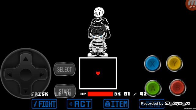 TS!Underswap papyrus fight phases 1-2 on android take 3 смотреть онлайн