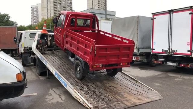 Отправка грузового трицикла "Шмель" покупателю смотреть онлайн