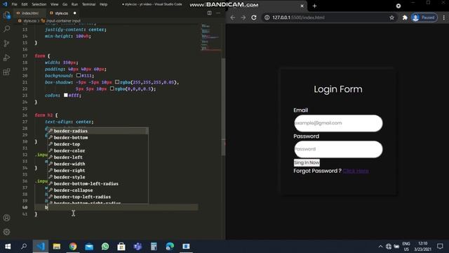 Dark Neumorphism Login Form Using Html & Css смотреть онлайн