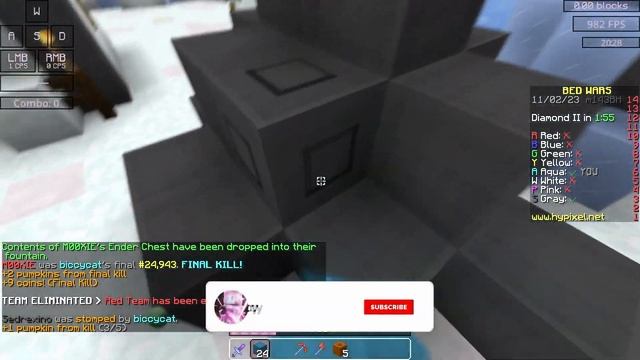 Unnicked Keyboard & Mouse Sounds ASMR - Hypixel Bedwars смотреть онлайн