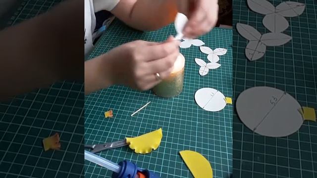 МК "Нарцис" из фоамирана без молдов смотреть онлайн