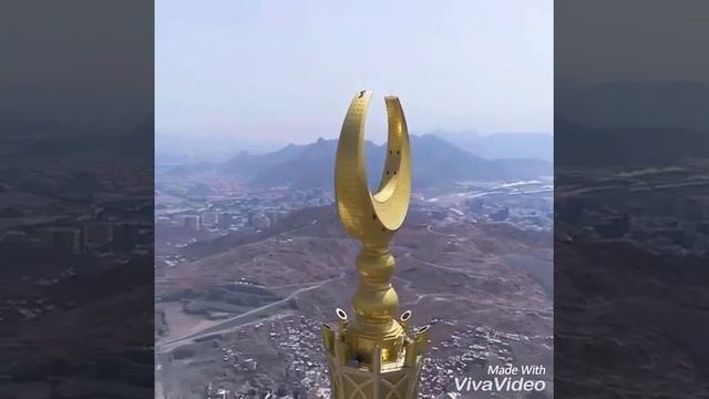 Самый большие Часы в мире!Высота с птичьего полёта.МЕККА.Саудовская Аравия. смотреть онлайн