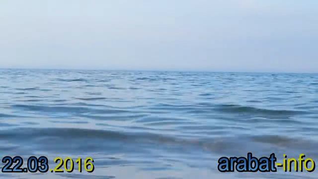 шум Азовского моря на Арабатской стрелке в марте 2016 смотреть онлайн
