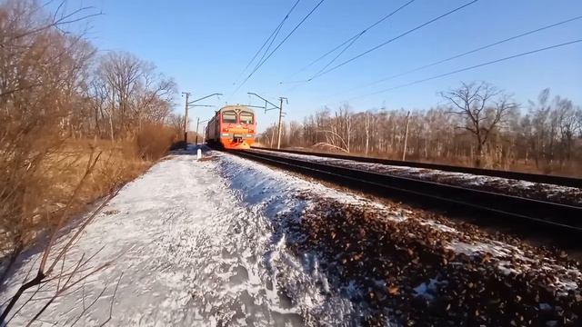 Утренняя электричка. ЭД9М-0234 сообщением Кипарисово-Владивосток с приветом смотреть онлайн