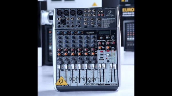 Behringer Xenyx X1204USB обзор микшера c  presonus studio 24c